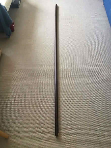 Photo of free wooden curtain pole, dark oak colour. (Avening GL8) #1