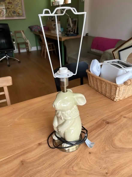 Photo of free Ceramic rabbit lamp (Upper Wolvercote OX2) #1