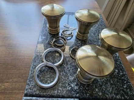 Photo of free Curtain rods and finials (Edge Hill SW19) #2