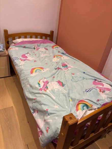 Photo of free wooden bed frame (Crouch End N8) #1