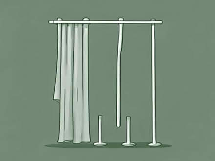 Photo of free Long curtain poles. One is adjustable. (Cutteslowe OX2) #1