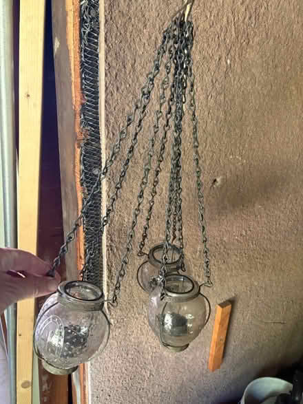 Photo of free Glass hanging candle holders (Oradell, NJ) #1