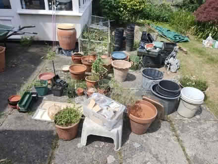 Photo of free Garden pots, tools and vases (Leatherhead KT22) #1