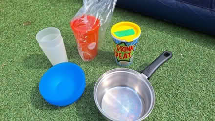Photo of free Camping cups, bowls and a pan (Abingdon-on-Thames OX14) #1