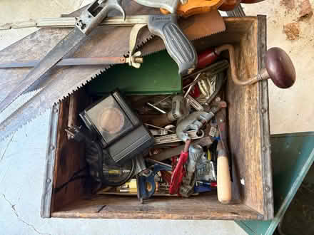 Photo of free Misc tools and vintage toolbox (Oradell, NJ) #3
