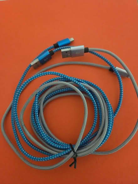 Photo of free USBA to lightning cables (W Groton (Townsend Rd)) #1