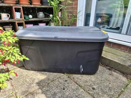 Photo of free Large heavy duty storage box on wheels (Monkwick CO2) #1