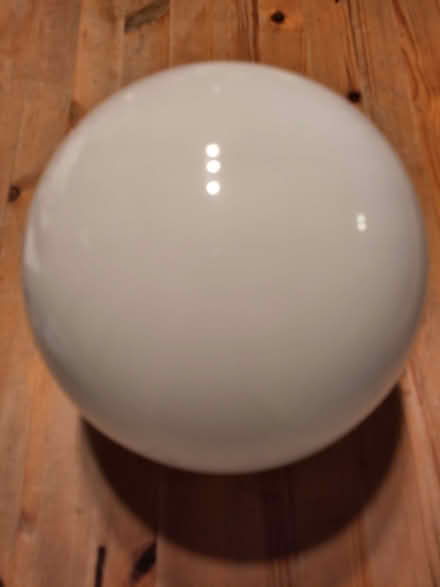 Photo of free White glass globe (Henleaze Ward BS9) #3