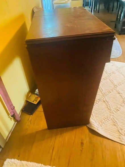 Photo of free all wood sewing machine cabinet (Romulus, mi) #3