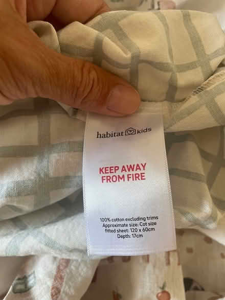 Photo of free Cot sheets (Abingdon OX14) #3