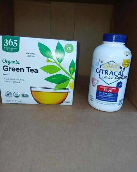 Photo of free Calcium tablets, green tea (bags) (Thornhill Drive near Woodhaven) #1