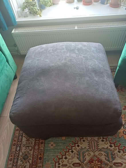 Photo of free Black fabric foot stool (Dorking RH4) #1