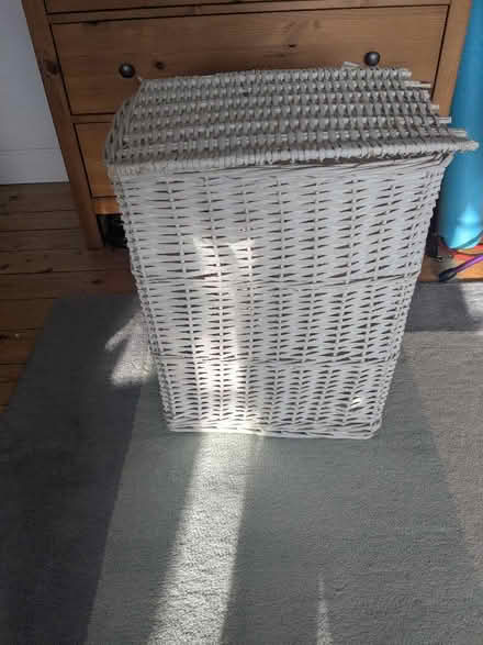 Photo of free Wicker laundry basket (Fleetville AL1) #1