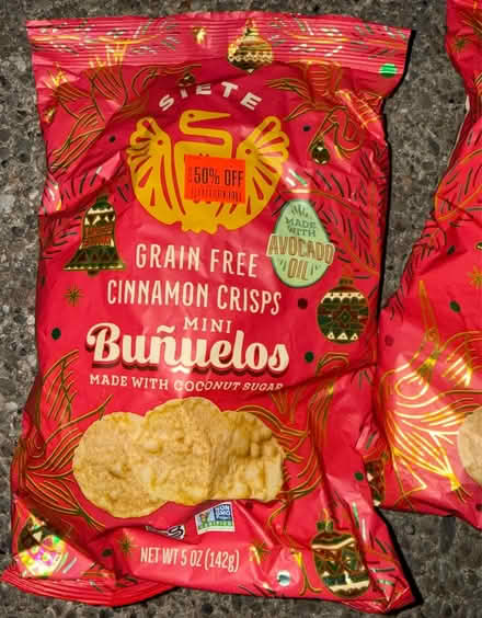Photo of free Siete Grain-Free Cinnamon Crisps (1075 Valencia Avenue) #2