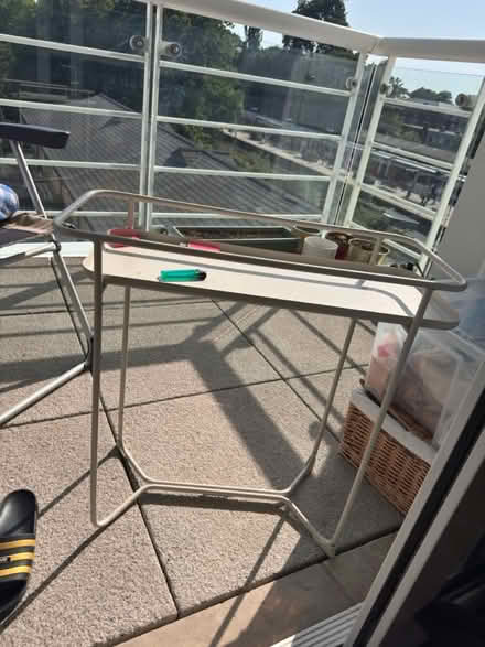 Photo of free Metal side table (73 upper richmond road putney) #2