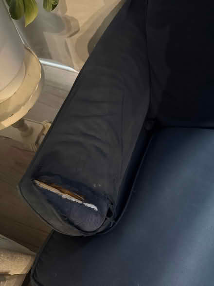 Photo of free Navy Loveseat (U Street Corridor) #3