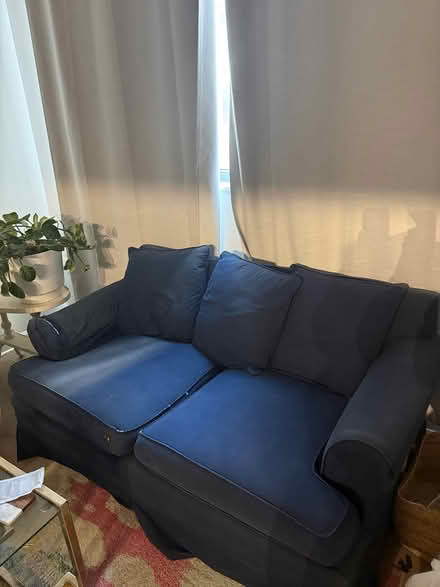 Photo of free Navy Loveseat (U Street Corridor) #1