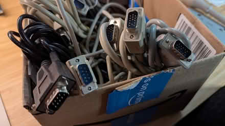 Photo of free Collection of DB-9 and VGA cables (Carlingwood) #2
