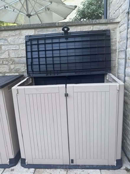 Photo of free Keter 'Store It Out' MIDI Plastic Garden Stores 880L x 2 (Sion Hill BA1) #4