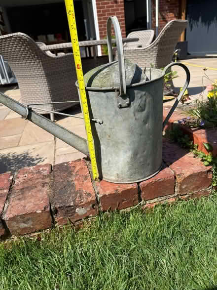 Photo of free Two Old Galvanised Watering Cans (Warlingham CR6) #1