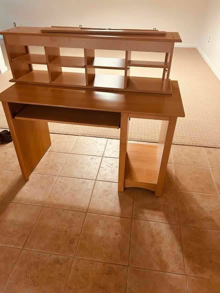 Photo of free office desk with matching cabinet (South Laurel) #2
