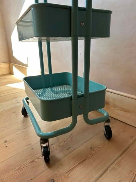 Photo of free Turquoise Ikea Trolley (Perry Vale SE23) #2