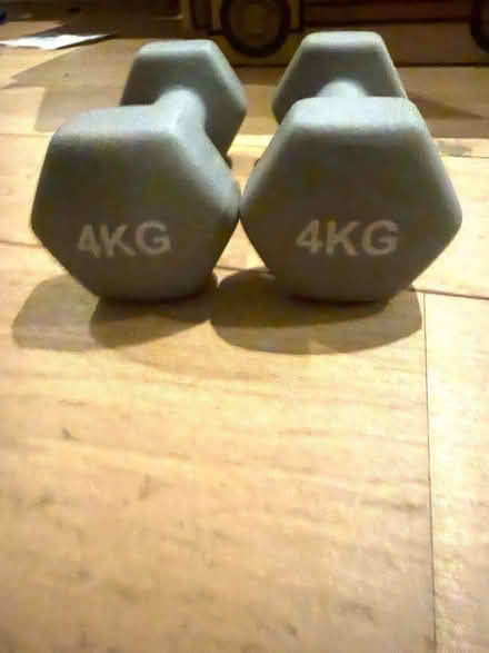 Photo of free 4kg Dumbbells (Tower Hamlets E14) #2