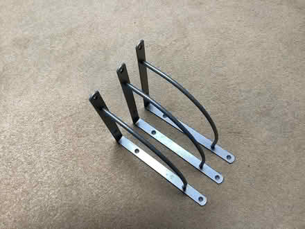 Photo of free Set of 3 Metal Shelf Brackets (Upper Denby HD8) #2