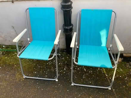 Photo of free Garden / camping chairs, 7 in total. (Lochart Mill ML11) #2