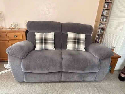 Photo of free Grey 2 seater sofa (Eastney Portsmouth) #1