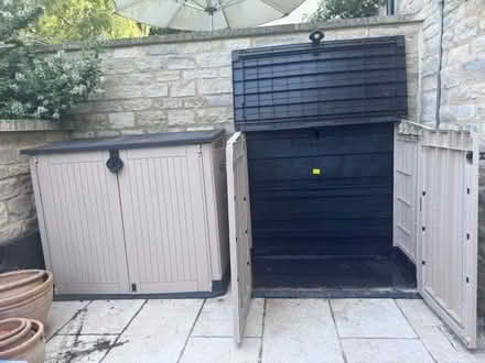 Photo of free Keter 'Store It Out' MIDI Plastic Garden Stores 880L x 2 (Sion Hill BA1) #2