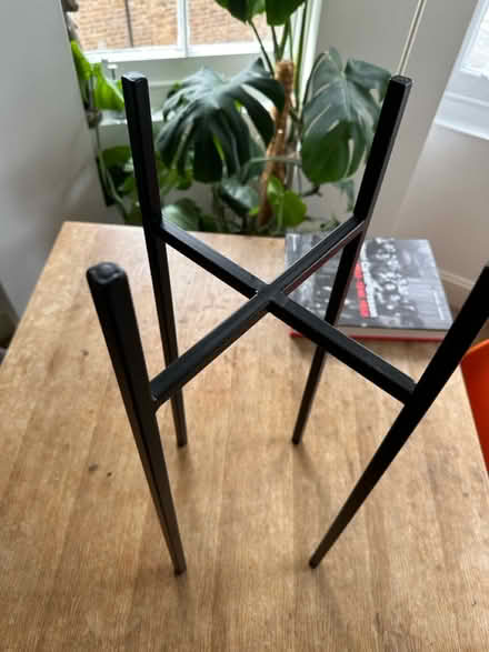 Photo of free Tall metal plant stand (London Fields E8) #1