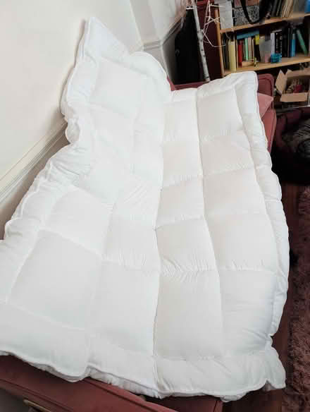 Photo of free Thick double mattress protector (Gorse Hill M32) #1