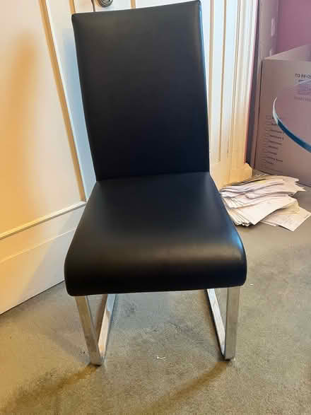 Photo of free Glass table and two comfy chairs (Sloane Square SW1W) #4