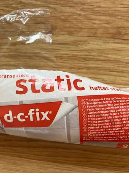 Photo of free Roll of transparent static film (Bilton HG1) #2