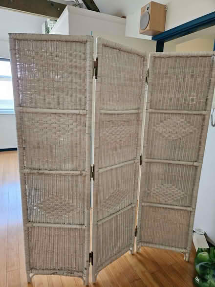 Photo of free rattan white room divider (Woodingdean BN2) #2