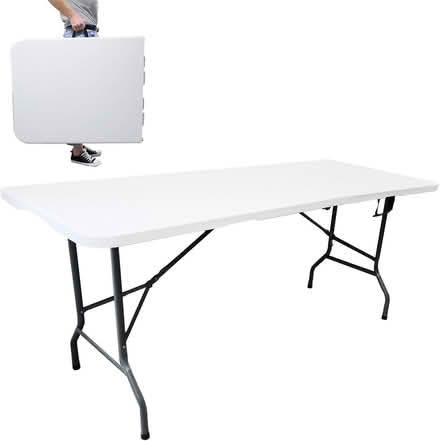 Photo of free 6' Folding table x2 (Dedworth SL4) #1