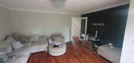 Photo of free Fabric Sofa+Footstool+MirrorDisplay (G33 Near Glasgow Fort) #1