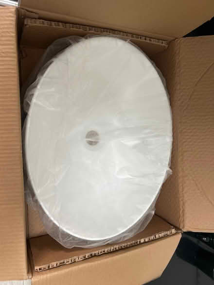 Photo of free Countertop sink white Victoria plumbing.59 x 40 (Didsbury M20) #1