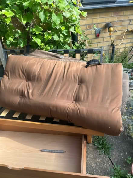 Photo of free Futon with under drawer and matteres (Kesgrave IP5) #3