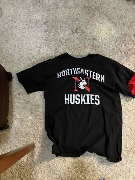Photo of free 2 Med Northeastern cotton T-shirts (Sunnyvale CA) #2