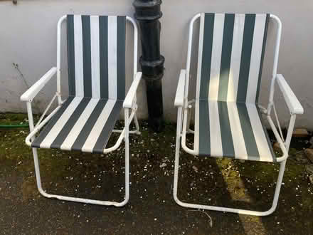 Photo of free Garden / camping chairs, 7 in total. (Lochart Mill ML11) #3