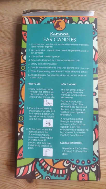 Photo of free Box of 9 ear candles (Baldock (SG7)) #2