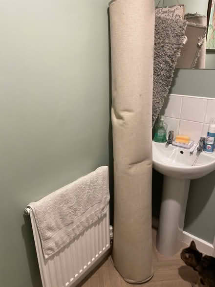 Photo of free Large grey shaggy rug (Leeds LS11) #2