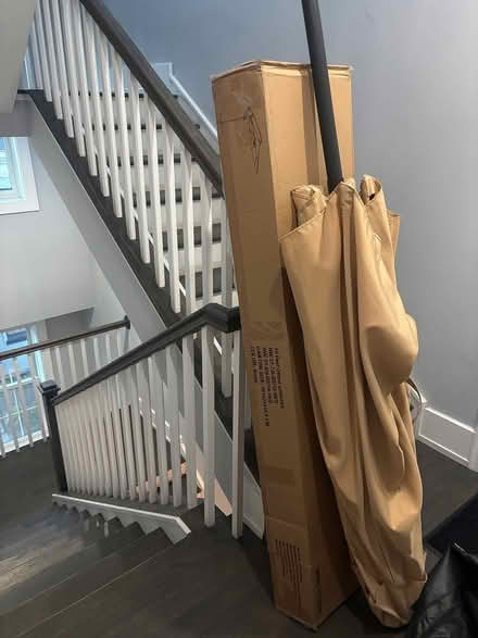 Photo of free 9 ft patio umbrella with cover (Hill East) #2