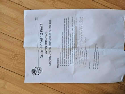 Photo of free drain rod set - unused (Woodingdean BN2) #2