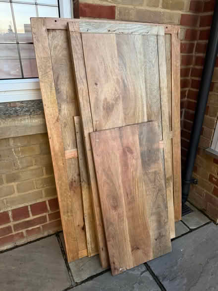 Photo of free Mango wood wardrobe with two drawers (St John's TN13) #2