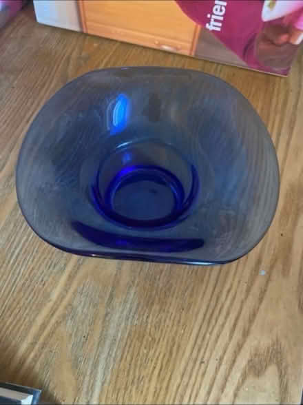 Photo of free Small Blue Glass Dish (Cheshunt En8) #1