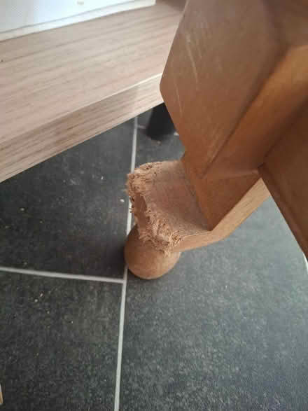 Photo of free 120cm kitchen dining table (Chesterwell, CO4) #3