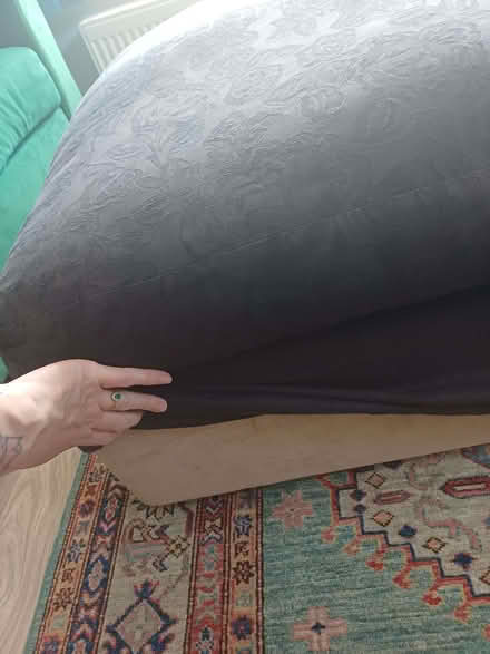 Photo of free Black fabric foot stool (Dorking RH4) #2